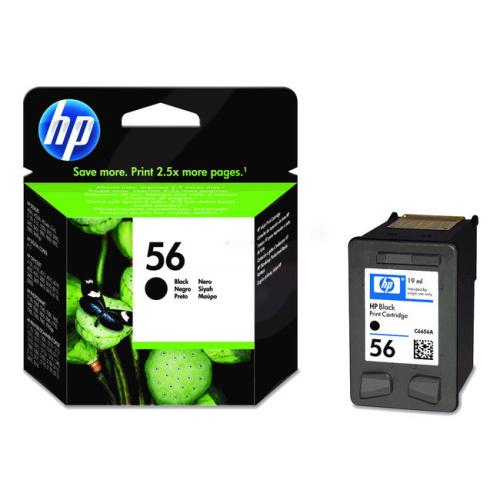 HP inktcartridge zwart (C6656AE / 56) (hoge capaciteit)