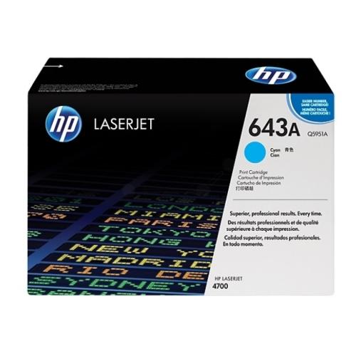 HP toner cyaan (Q5951A / 643A)