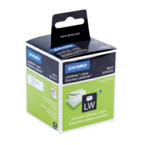 Dymo etiketten wit (99010 / S0722370) (Dual-Pack)