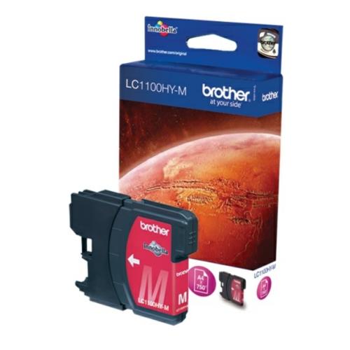 Brother inktcartridge magenta (LC1100HYM /) (hoge capaciteit)