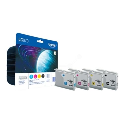 Brother inktcartridge zwart / cyaan / magenta / geel (LC970VALBPDR /) (multipack)