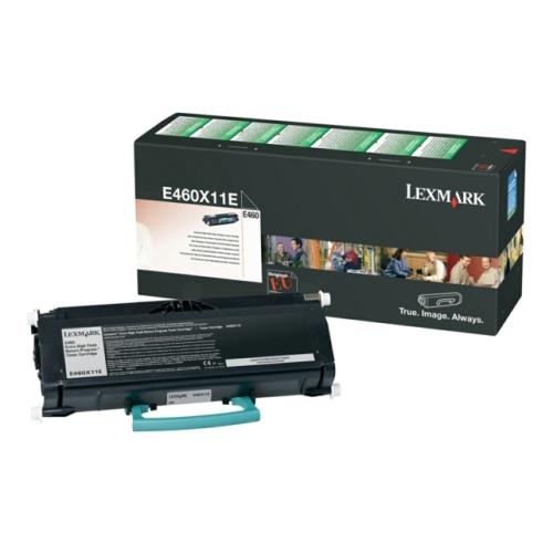 Lexmark toner zwart (E460X11E / 0E460X11E) (Return, hoge capaciteit)