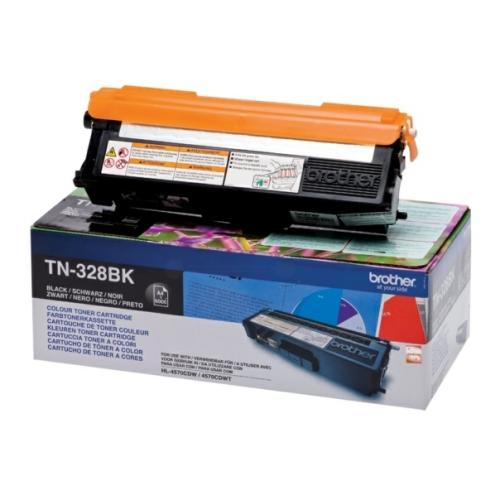 Brother toner zwart (TN328BK) (hoge capaciteit)