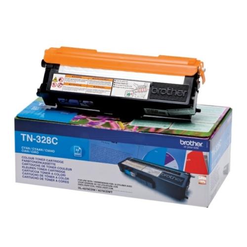 Brother toner cyaan (TN328C) (hoge capaciteit)