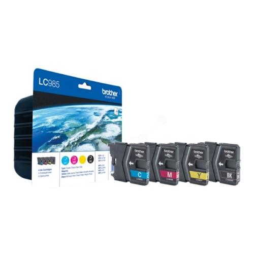 Brother inktcartridge zwart / cyaan / magenta / geel (LC985VALBP /) (multipack)