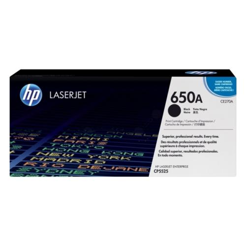 HP toner zwart (CE270A / 650A)