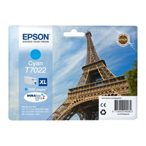 Epson inktcartridge cyaan (C13T70224010 / T7022)