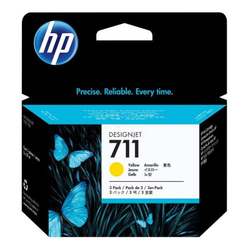 HP inktcartridge geel (CZ136A / 711)