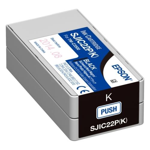 Epson inktcartridge zwart (C33S020601 / SJIC22P(K))