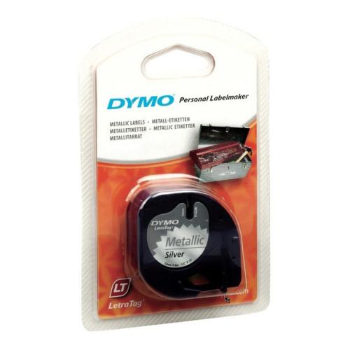 Dymo etiketten zilver (91208 / S0721730)