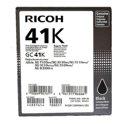 Ricoh inktcartridge zwart (405761 / GC41K)