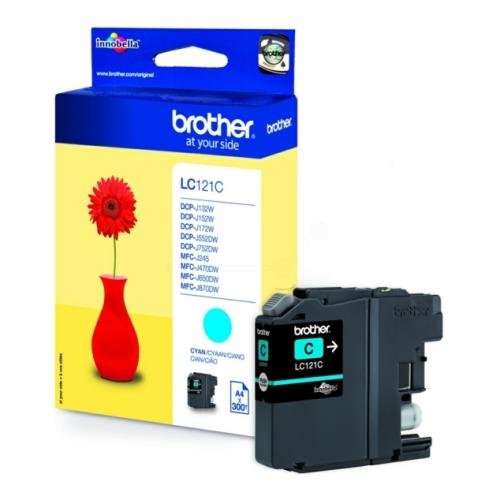 Brother inktcartridge cyaan (LC121C /)