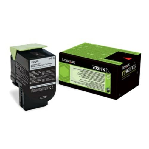 Lexmark toner zwart (70C2HK0 / 702HK) (Return)