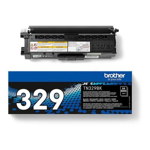 Brother toner zwart (TN329BK) (hoge capaciteit)