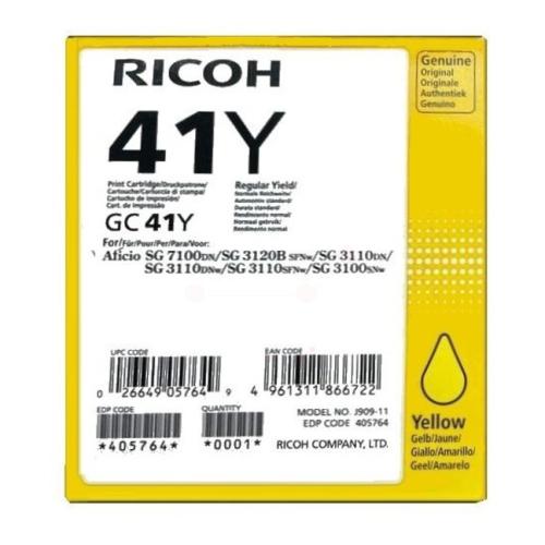 Ricoh inktcartridge geel (405764 / GC41Y)