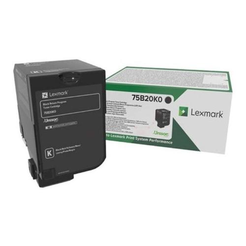 Lexmark toner zwart (75B20K0 / 075B20K0) (Return)