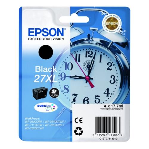 Epson inktcartridge zwart (C13T27114012 / 27XL) (hoge capaciteit)