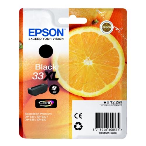 Epson inktcartridge zwart (C13T33514012 / 33XL) (hoge capaciteit)