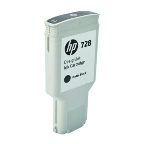 HP inktcartridge zwart mat (F9J68A / 728)