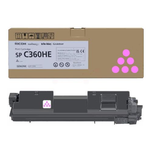 Ricoh toner magenta (408186 / SPC360HE) (hoge capaciteit)