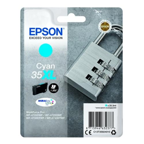 Epson inktcartridge cyaan (C13T35924010 / 35XL) (hoge capaciteit)