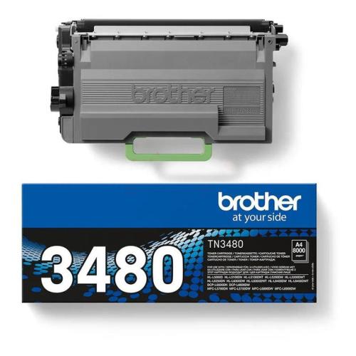 Brother toner zwart (TN3480 /)