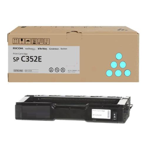 Ricoh toner cyaan (407384 / TYPESP352E)