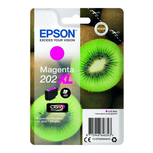 Epson inktcartridge magenta (C13T02H34010 / 202XL) (hoge capaciteit)