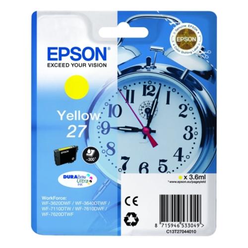 Epson inktcartridge geel (C13T27044012 / 27)