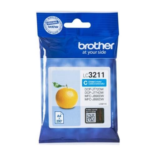 Brother inktcartridge cyaan (LC3211C)