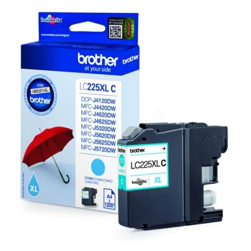 Brother inktcartridge cyaan (LC225XLC)