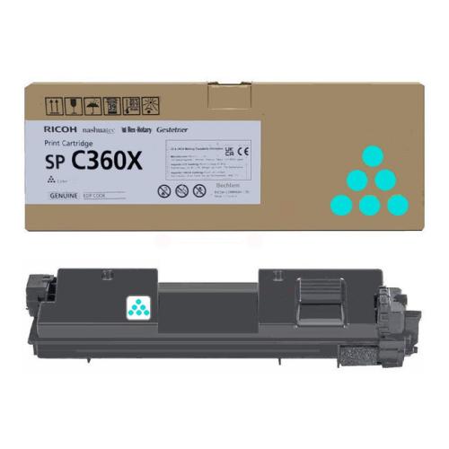 Ricoh toner cyaan (408251 / SPC360X) (hoge capaciteit)