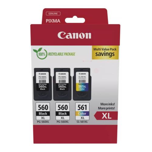 Canon inktcartridge zwart / kleur (3712C009 / PG560XL+CL561XL) (multipack)