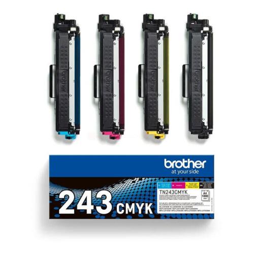 Brother toner zwart / cyaan / magenta / geel (TN243CMYK / TN243VALBP) (multipack)