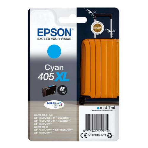 Epson inktcartridge cyaan (C13T05H24010 / 405XL) (hoge capaciteit)