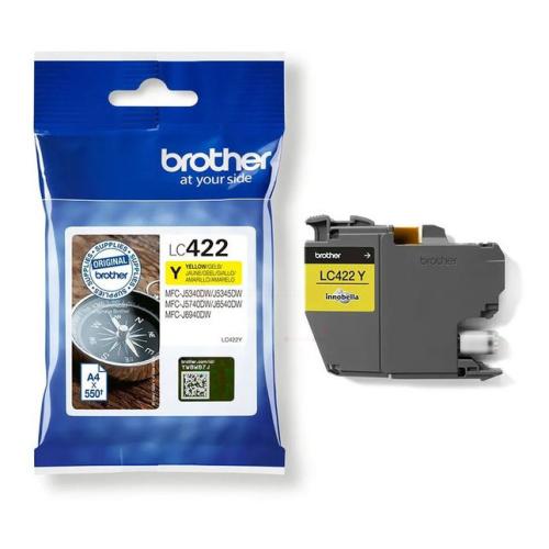 Brother inktcartridge geel (LC422Y)