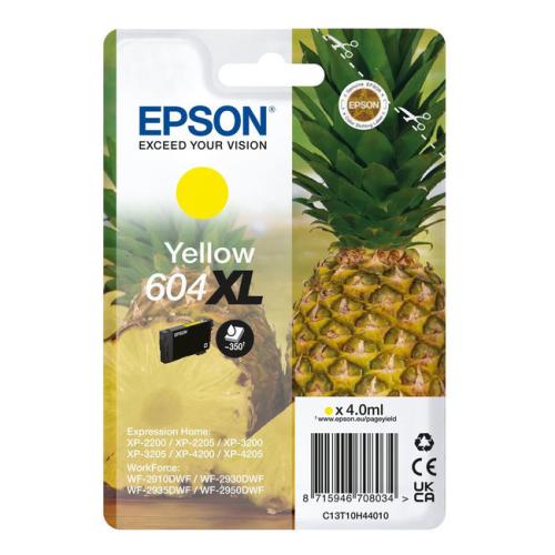 Epson inktcartridge geel (C13T10H44010 / 604XL) (hoge capaciteit)