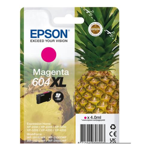 Epson inktcartridge magenta (C13T10H34010 / 604XL) (hoge capaciteit)