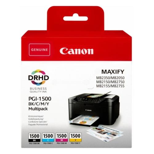 Canon inktcartridge zwart / cyaan / magenta / geel (9218B006 / PGI1500BKCMY) (multipack)