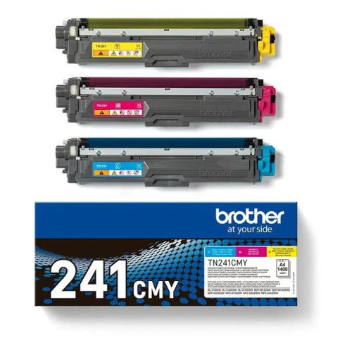 Brother toner cyaan / magenta / geel (TN241CMY /) (multipack)