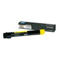 Lexmark toner geel (X950X2YG / 0X950X2YG) (hoge capaciteit)