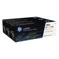 HP toner cyaan / magenta / geel (CF370AM / 305A) (multipack)