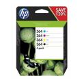 HP inktcartridge zwart / cyaan / magenta / geel (N9J73AE / 364) (multipack)