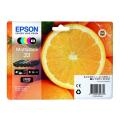 Epson inktcartridge zwart / zwarte foto / cyaan / magenta / geel (C13T33374011 / 33) (multipack)