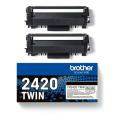 Brother toner zwart (TN2420TWIN /) (Dual-Pack)